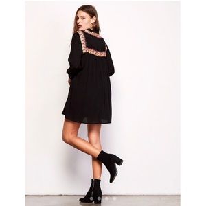 Saenz Embroidered Neck Dress - Jack BB Dakota